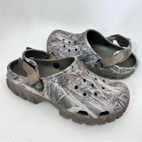 CROCS All-Terrain TrueTimber Camo Clogs Size Mens 8 Womens 10 - Picture 1 of 12
